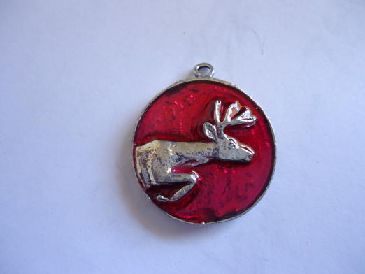(image for) Buck pewter small pendant #7063-R-48